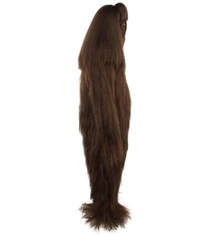 HPO  Extreme Hairy Person Two Part Costume, Mask and Bundle Set - Full-Body Hair Suit Extra-Long Costume Wig for Halloween, Cosplay & Parties - Multiple Color Options