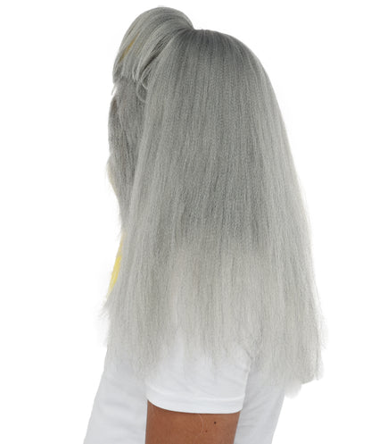 HPO  Extreme Hairy Person Two Part Costume, Mask and Bundle Set - Full-Body Hair Suit Extra-Long Costume Wig for Halloween, Cosplay & Parties - Multiple Color Options