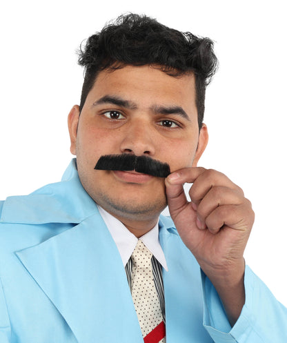 HPO  Men's Fake Lampshade Mustache (Natural Black)