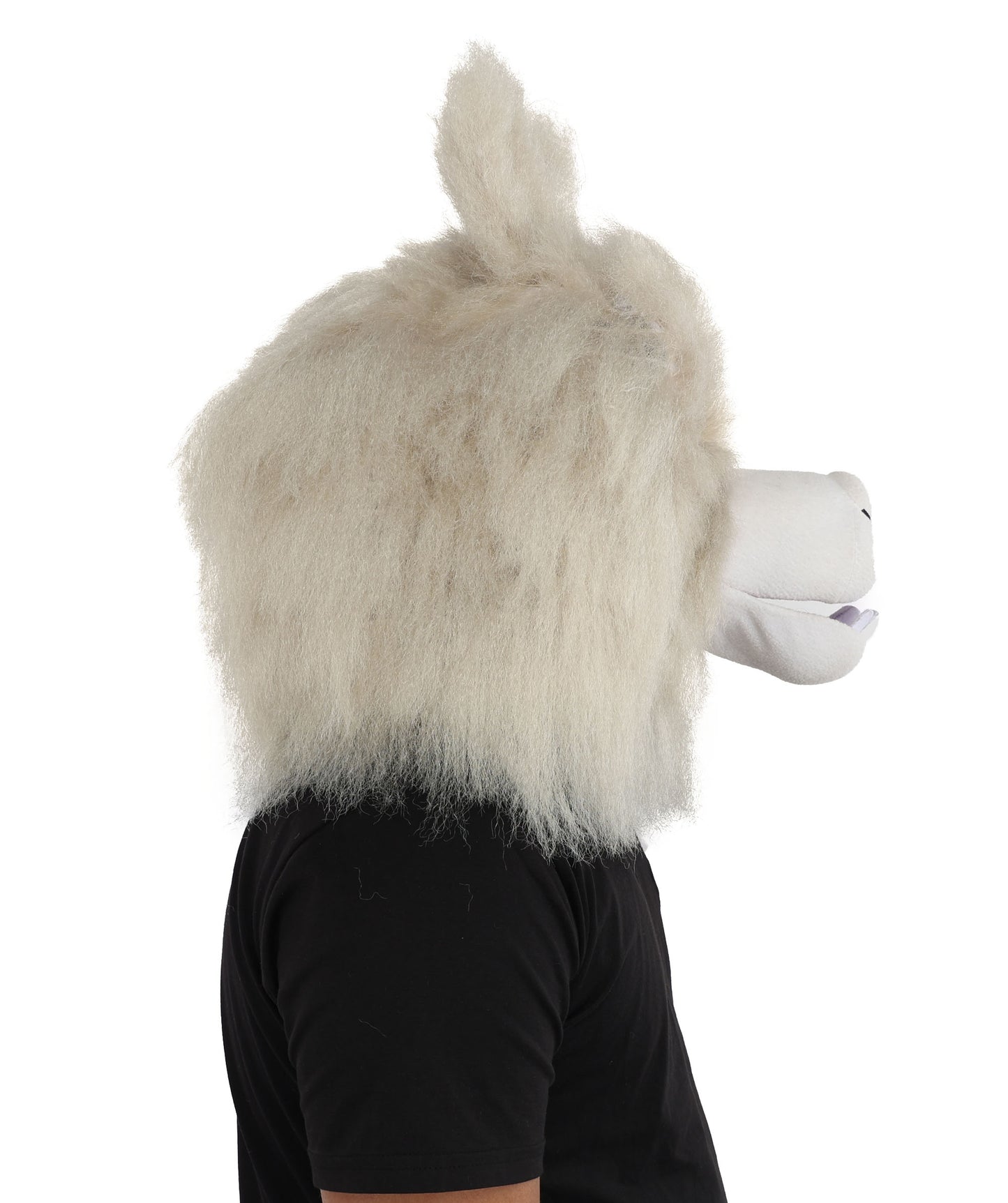 HPO Men’s Grey Animal Costume Bundle & Mask Set | Fluffy Creature Outfit & Hair for Cosplay & Roleplay | Plush Character  Costumes for Parties, Photo Shoots & Themed Events