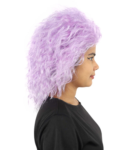 HPO Adult & Teen Women’s 15-Inch Curly Wig | Multiple Color Options | Wavy Voluminous Style | Idal for Costume, Cosplay, and Themed Events