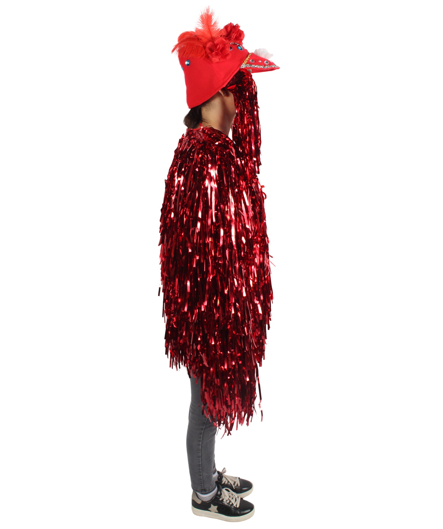 Adult Unisex DJ Tinsel Costume| Multiple Color Options