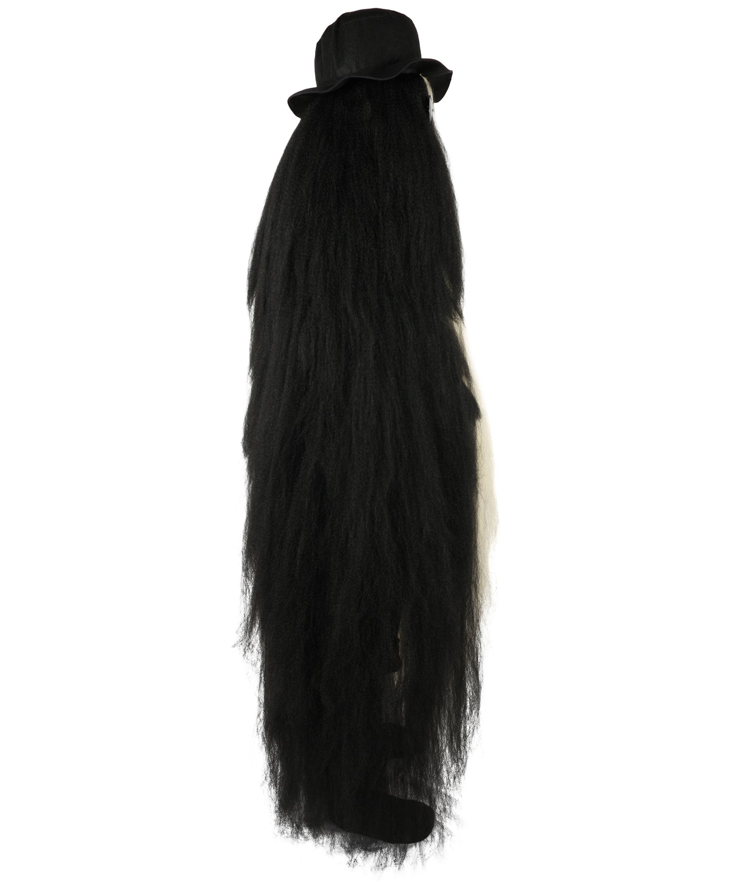 HPO It's Cousin Creature! - Premium | 2 Piece 66 In Extra-Long Iconic Hairy Costume and Wig Set | Includes Hat and glasses | Hairy Halloween Outfit