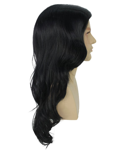 80's Rocker Men's Hair| Historical Brown Fancy Halloween Wig | Premium Breathable Capless Cap