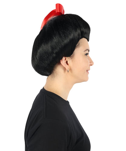 Japanese Geisha Womens Wig | Asian Sumo Kung Fu Fancy Halloween Wig