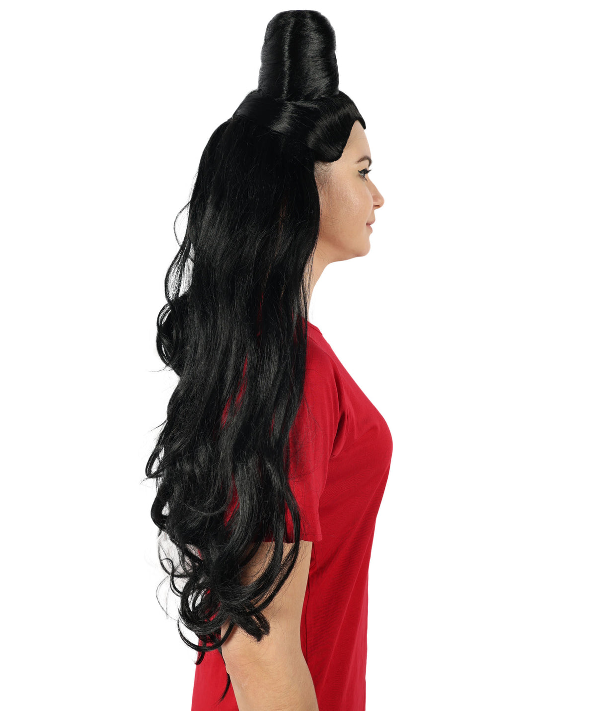 HPO Poison Wig , Red Fancy Wig , Premium Breathable Capless Cap