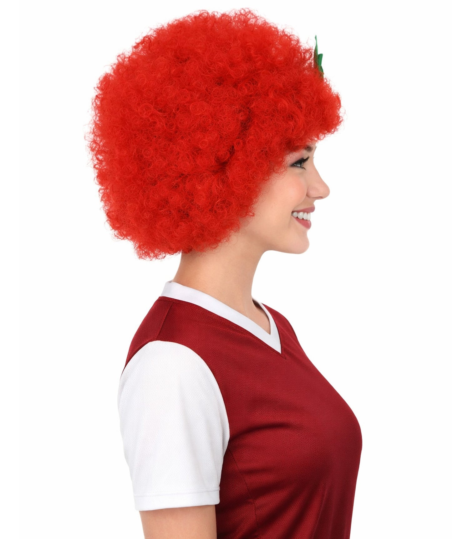 Morocco Flag Sport Afro Halloween Wig
