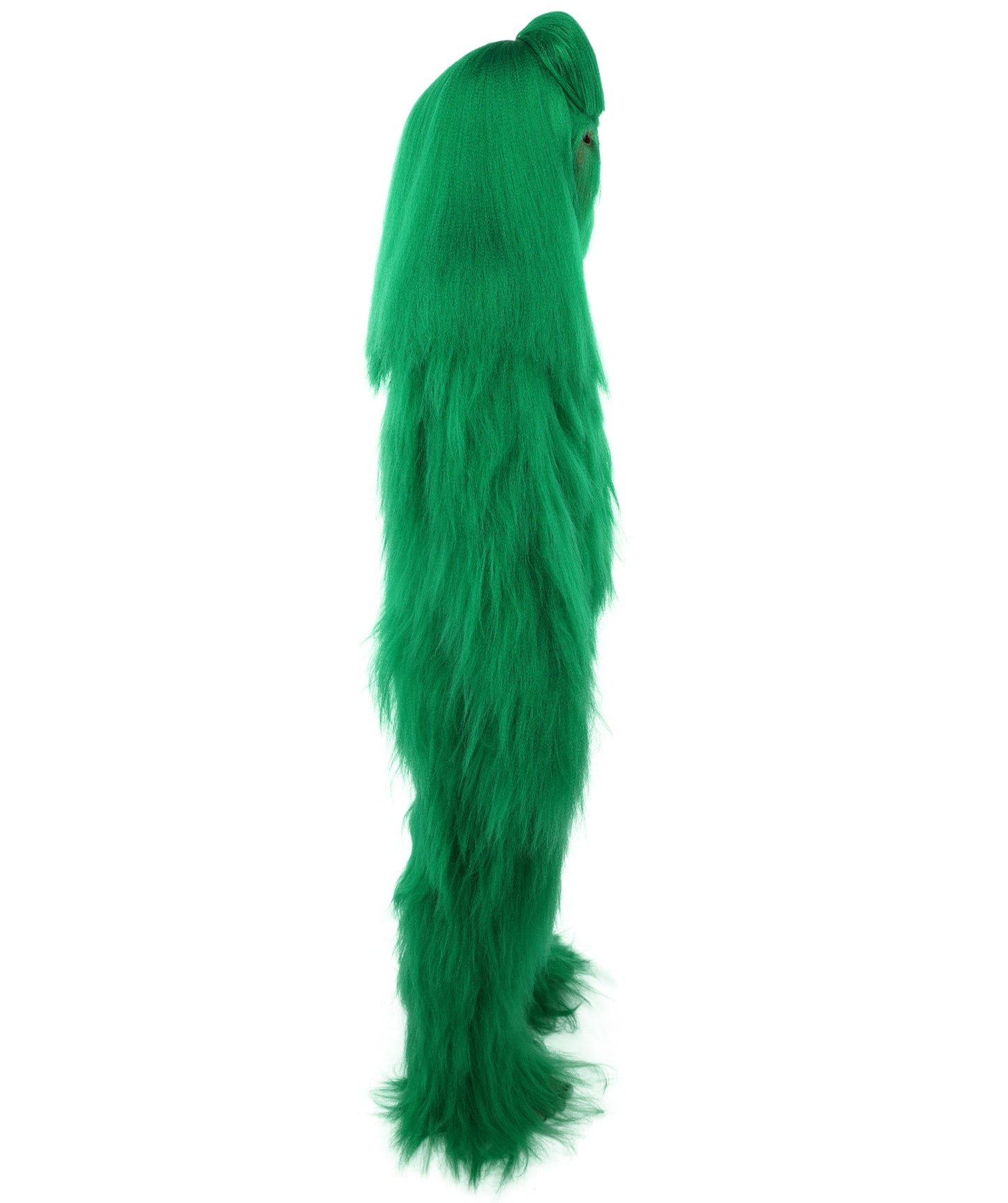 HPO Teen Extreme Hairy Person Costume Bundle & Mask Set - Full-Body Hair Suit Extra-Long Costume Wig for Halloween, Cosplay & Parties - Multiple Color Options