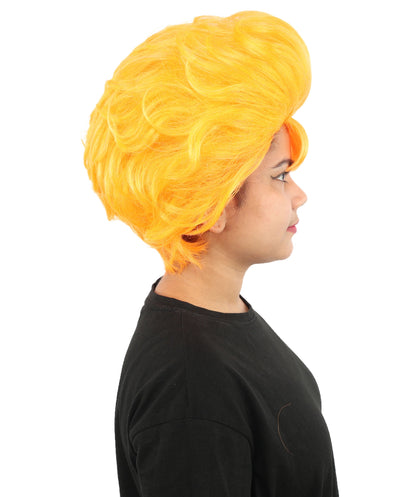 Women's Voluminous Retro Wig | Multiple Color Options, create of synthetic fiber, teased curly volume, breathable capless cap | Party, Halloween, theater, drag, performance, costume events