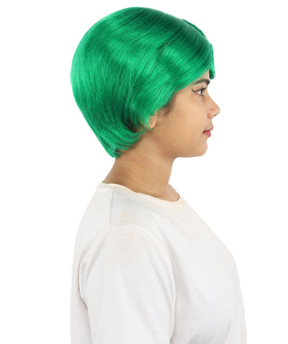 HPO Adult Women’s 10-Inch Short Wig | Multiple Color Options | Celebrity Hairpiece for Costume, Cosplay, and Themed Parties | Sleek and Modern Hairpiece for Versatile Looks