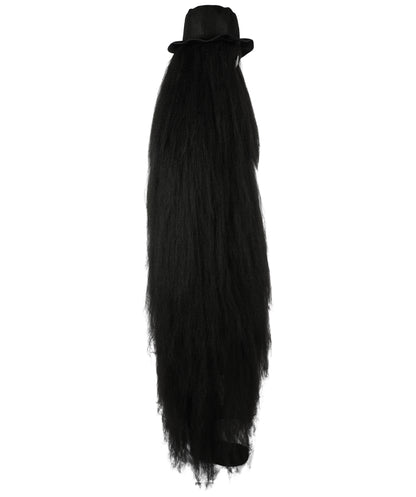 HPO It's Cousin Creature! - Premium | 2 Piece 66 In Extra-Long Iconic Hairy Costume and Wig Set | Includes Hat and glasses | Hairy Halloween Outfit