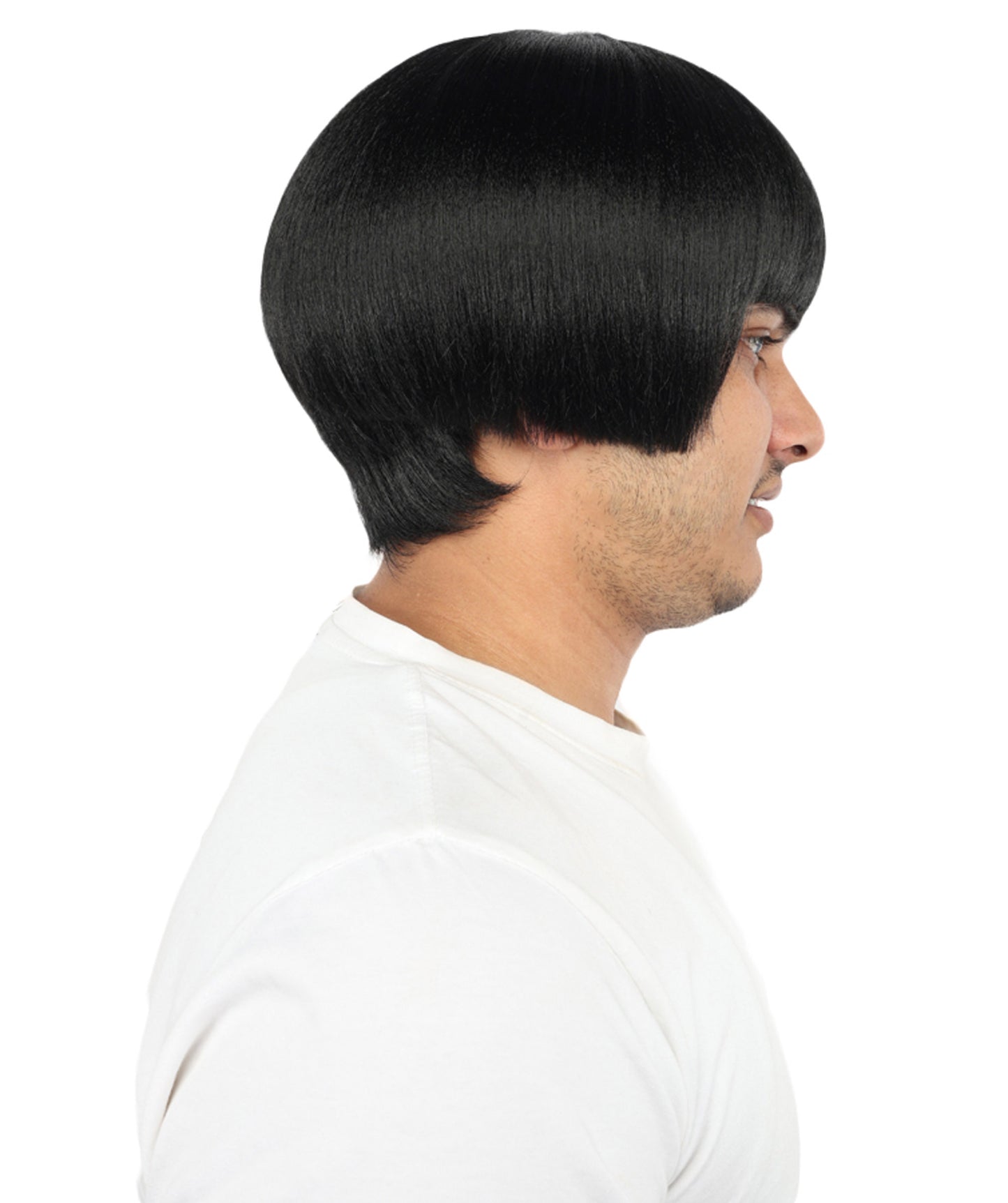 Adult Men’s Earfquake-Inspired Retro Blue Suit Costume & Multiple Bob Wig Bundle | Included sunglass | Bold Retro Look for Cosplay & Costume Events