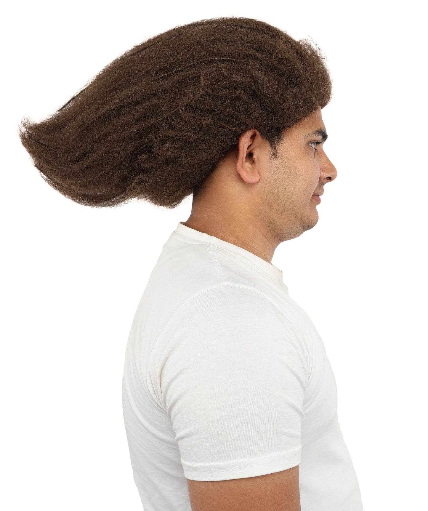 HPO Men's Wild Rocker Wig | Multicolor Options | Voluminous Frizzy Heavy Metal Hair, Two Tone Gradient & Breathable Cap | Halloween, Rock Troll Roleplay, 80s Costume, Theater & Concert Events