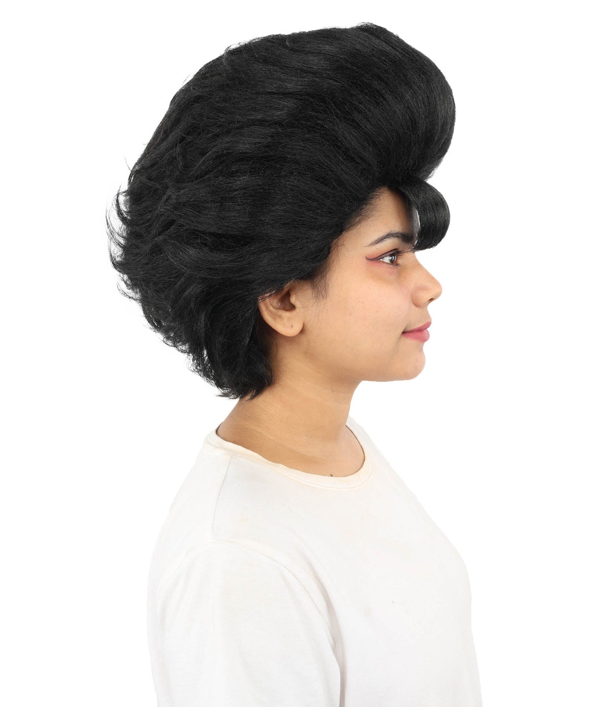 Women's Voluminous Retro Wig | Multiple Color Options, create of synthetic fiber, teased curly volume, breathable capless cap | Party, Halloween, theater, drag, performance, costume events