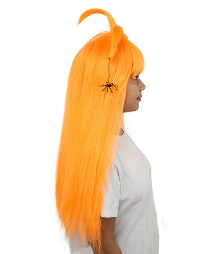 HPO Adult Women's Spider Gothic Sculpted Wig | Multiple Color Options, create of synthetic fiber, architectural spider-leg loops with blunt bangs, breathable base | Party, Halloween, theater, drag, performance, costume events