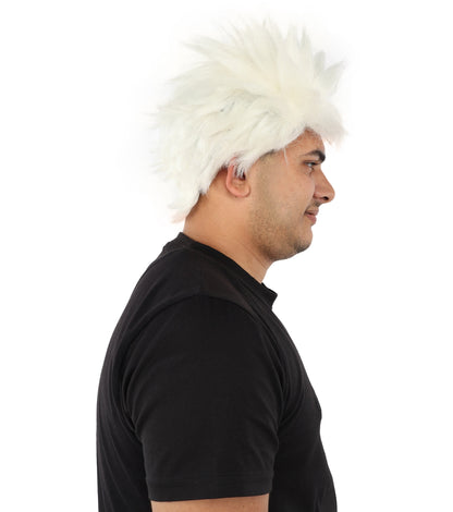 HPO Adult Men's Japanese Superhero Manga Spiky Wig |  Multi Color Options
