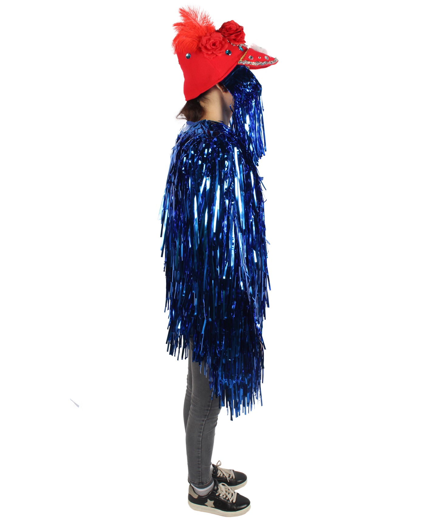 Adult Unisex DJ Tinsel Costume| Multiple Color Options