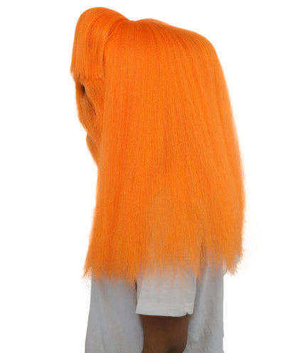 HPO Teen Extreme Hairy Person Costume Bundle & Mask Set - Full-Body Hair Suit Extra-Long Costume Wig for Halloween, Cosplay & Parties - Multiple Color Options