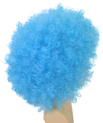 Men’s Big Curly Afro Wig | Bold Hair for Halloween, Themed Parties | Multiple Color Options