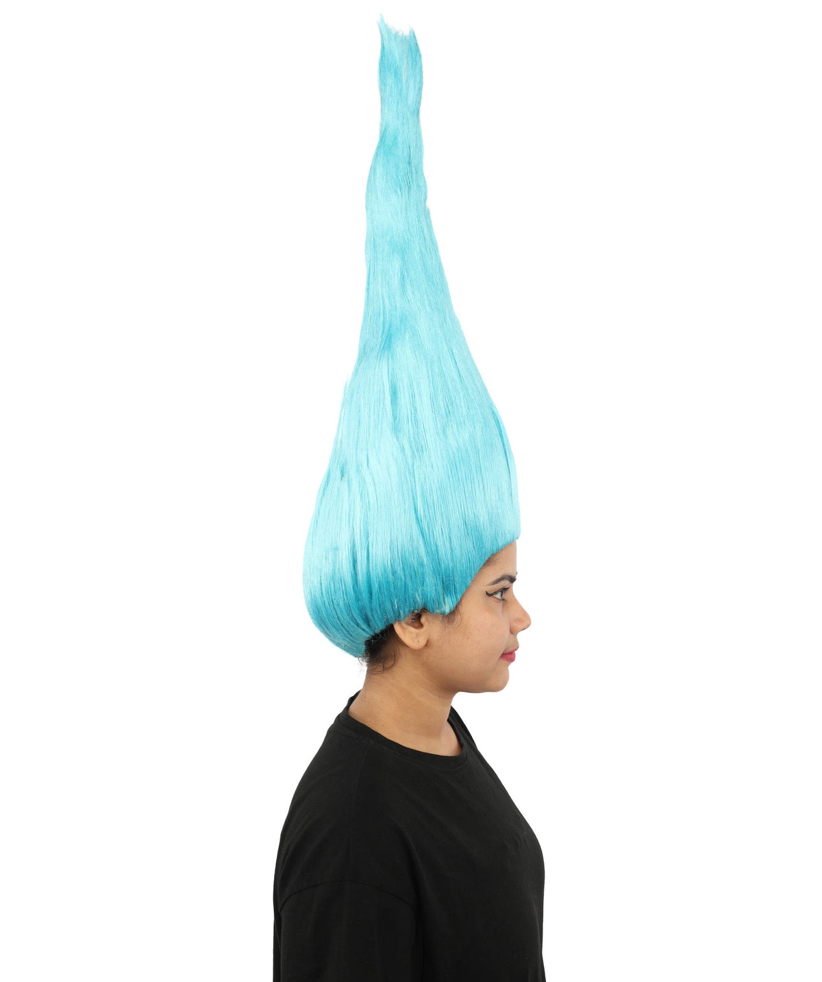 HPO Adult & Teen Women's Tall Cone Wig | Multicolor Options, create of synthetic fiber, extremely tall smooth pointed texture, breathable base | Party, Halloween, theater, drag, performance, costume events