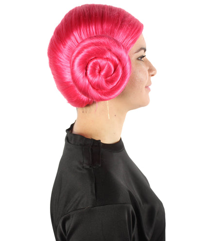 HPO Multiple Space Bun Wig – Sci-Fi Inspired Fancy Dress Costume Wig for Women – Galactic Hero Wig