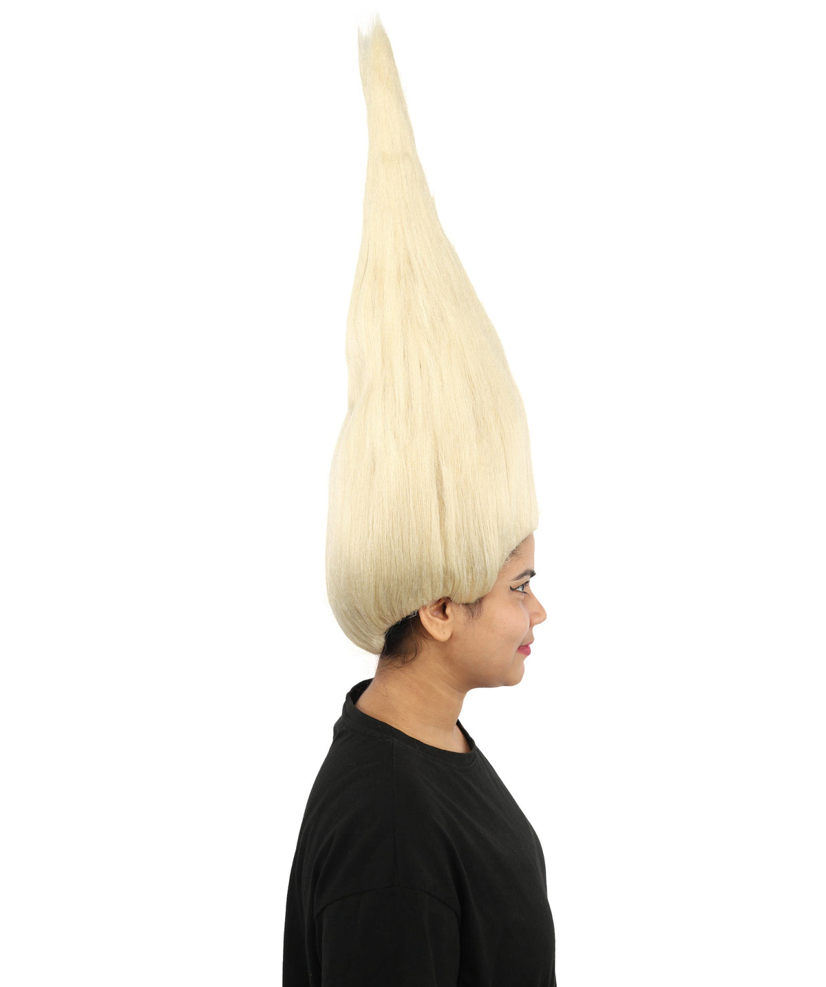 HPO Adult & Teen Women's Tall Cone Wig | Multicolor Options, create of synthetic fiber, extremely tall smooth pointed texture, breathable base | Party, Halloween, theater, drag, performance, costume events