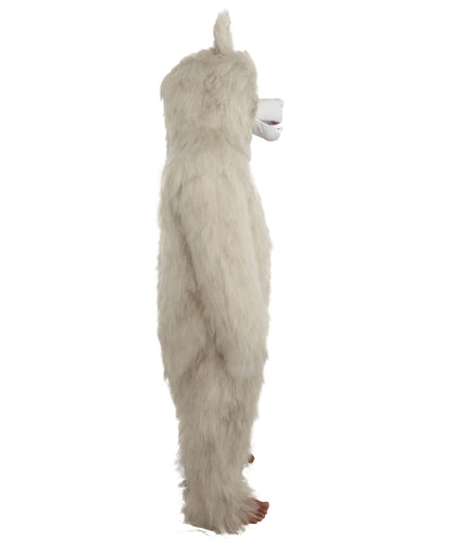 HPO Men’s Grey Animal Costume Bundle & Mask Set | Fluffy Creature Outfit & Hair for Cosplay & Roleplay | Plush Character  Costumes for Parties, Photo Shoots & Themed Events