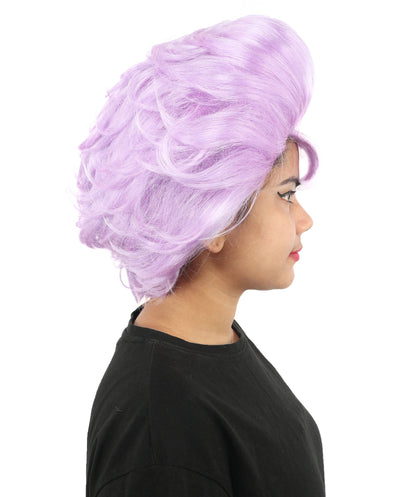 Women's Voluminous Retro Wig | Multiple Color Options, create of synthetic fiber, teased curly volume, breathable capless cap | Party, Halloween, theater, drag, performance, costume events