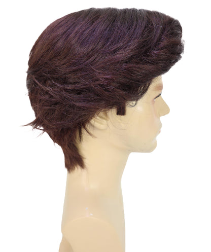 HPO Adult Men’s Wild 90s Detective Wig | Eccentric Character Look for Halloween