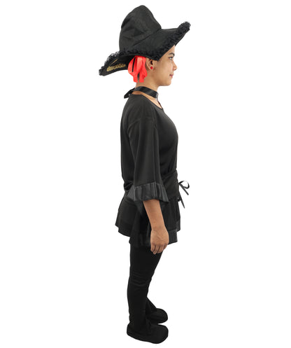 HPO Women's Dare to Wear Buccaneer Black Costume| Pirate-Themed Outfit