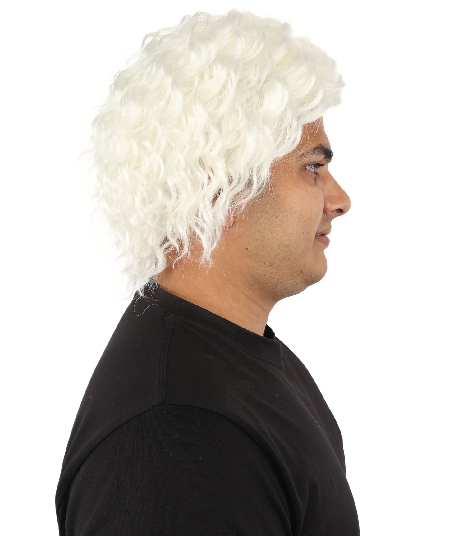 HPO Adult Men's Messy Wavy Shag Wig | Multiple Color Options | Create of synthetic fiber, relaxed tousled volume, breathable base | Party, Halloween, theater, drag, performance, costume events