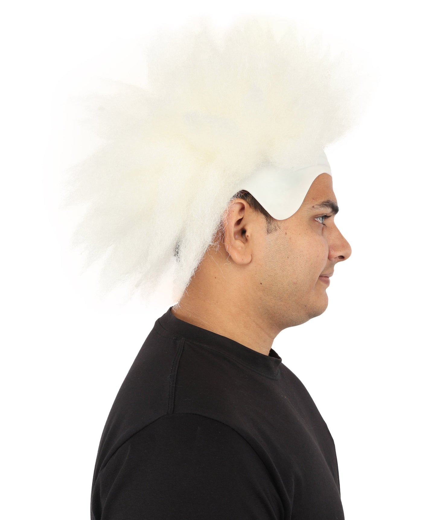 Men's Spiky Clown Theatrical Wig | Multicolor Options | Create of synthetic fiber, massive spiky volume, integrated forehead piece | Party, Halloween, theater, drag, performance, costume events
