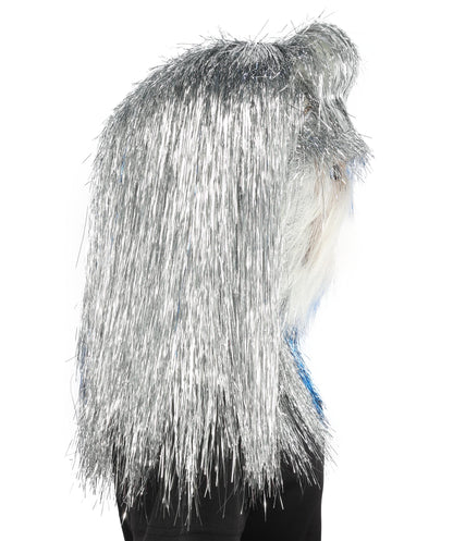 HPO Teen Extreme Hairy Two Part Costume Bundle & Mask Set - Full-Body Hair Suit Extra-Long Costume Wig for Halloween, Cosplay & Parties - Multiple Color Options