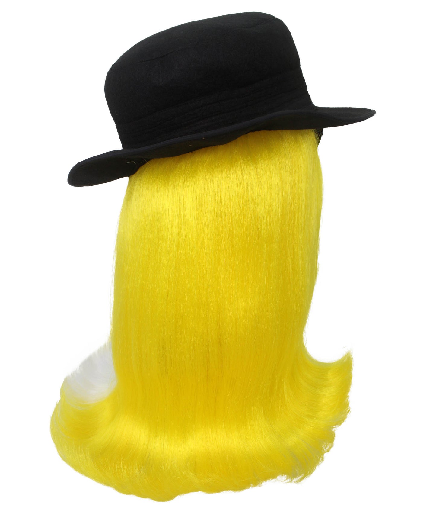 Yellow & White Straight Creature Wig