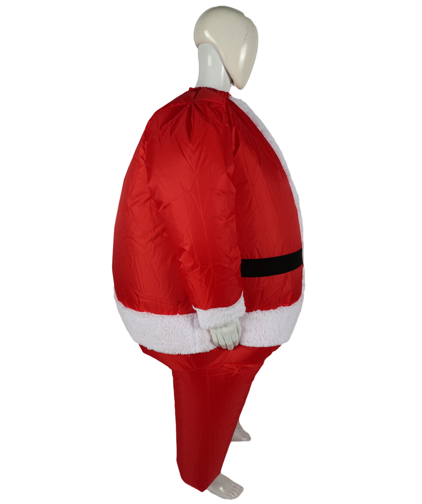 HPO Adult Men's Inflatable Santa Claus Costume | Christmas Holiday Outfit with Fan & Comfortable Fit
