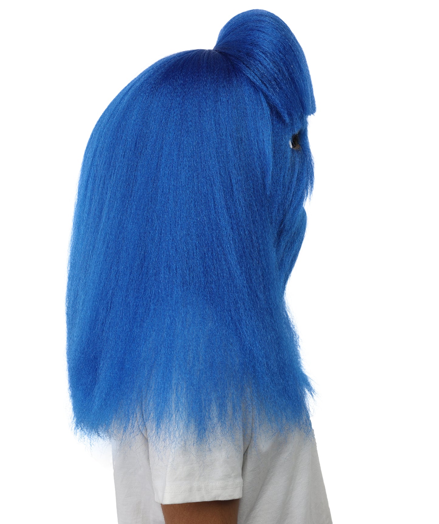 HPO Teen Extreme Hairy Person Costume Bundle & Mask Set - Full-Body Hair Suit Extra-Long Costume Wig for Halloween, Cosplay & Parties - Multiple Color Options