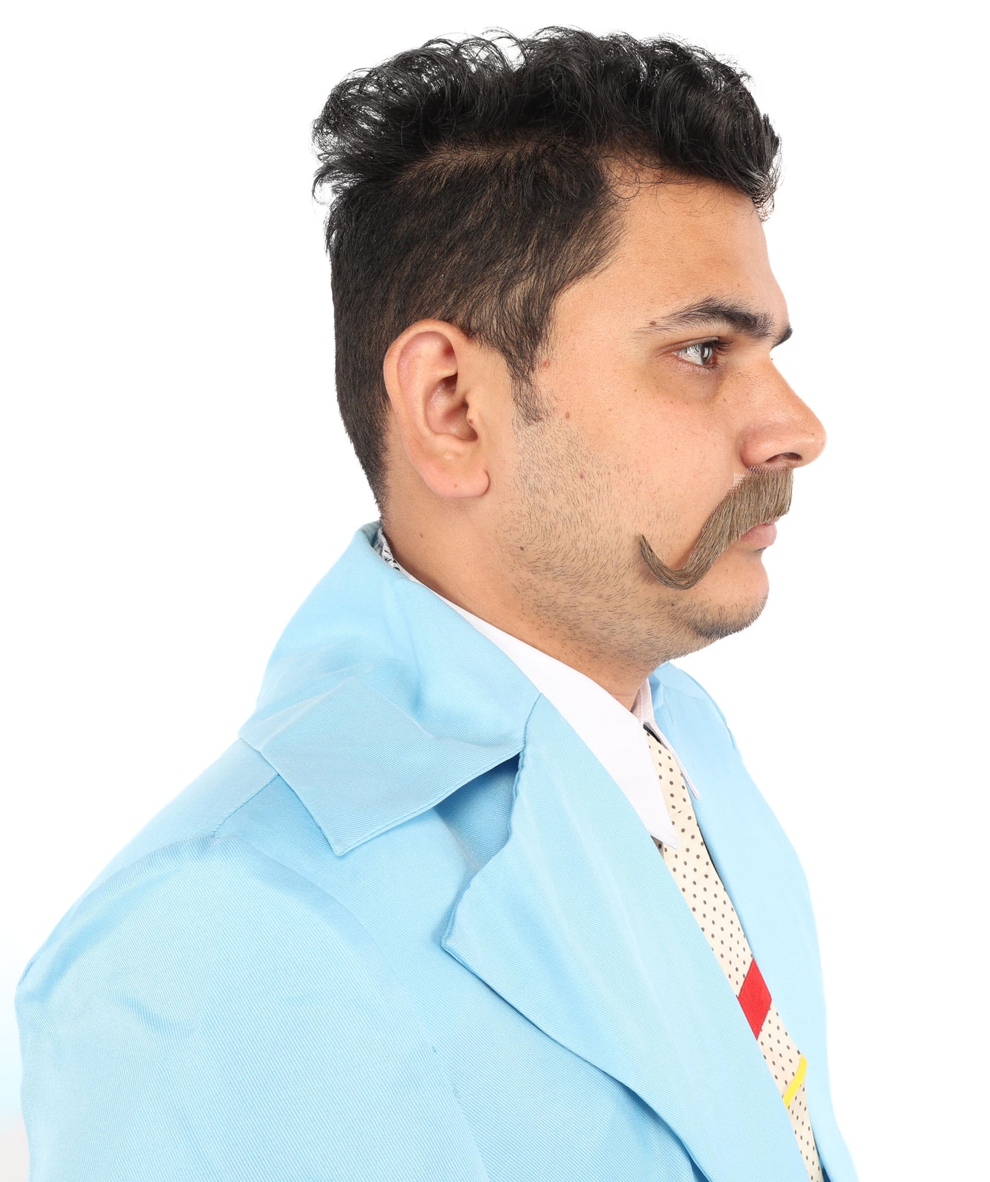 Men's  Stylish Moustache Set | Brown Fancy Facial Hair