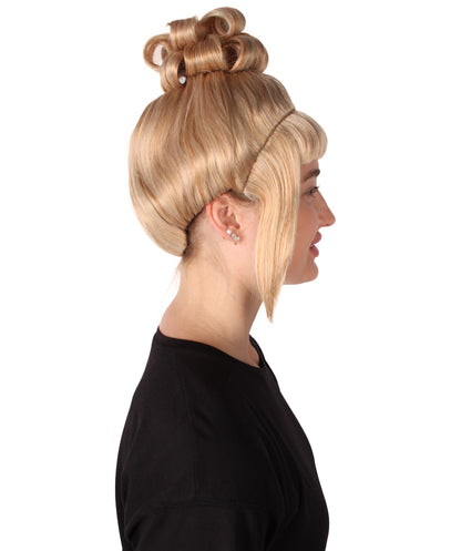 HPO  Women's Halloween Animated Lucy Updo Wig | Multiple Color Options
