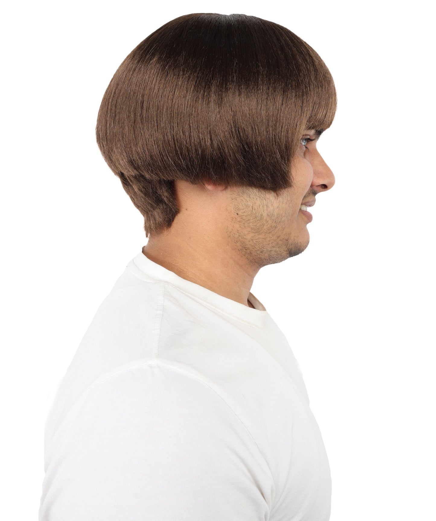 Adult Men’s Earfquake-Inspired Retro Blue Suit Costume & Multiple Bob Wig Bundle | Included sunglass | Bold Retro Look for Cosplay & Costume Events