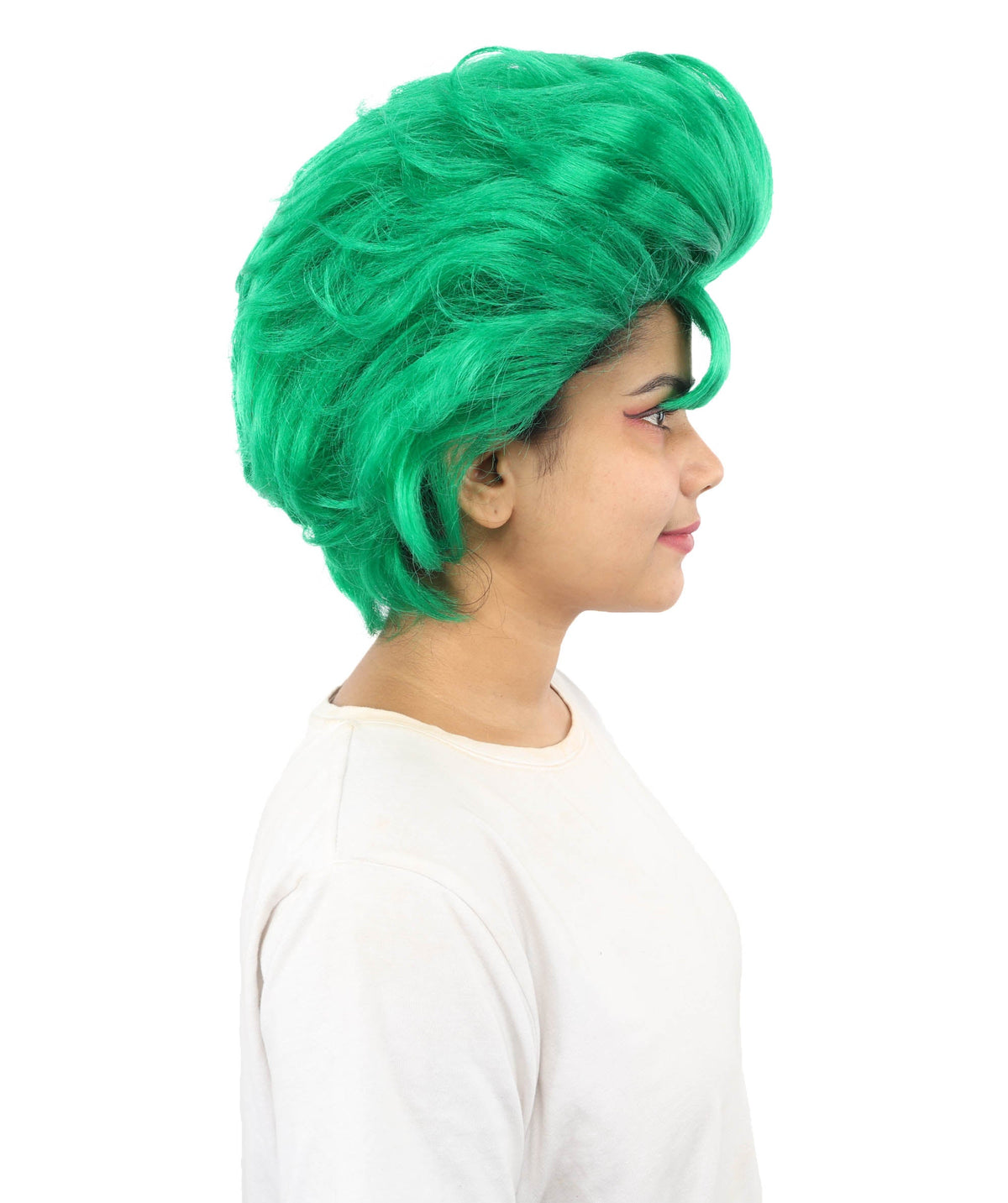 Women's Voluminous Retro Wig | Multiple Color Options, create of synthetic fiber, teased curly volume, breathable capless cap | Party, Halloween, theater, drag, performance, costume events