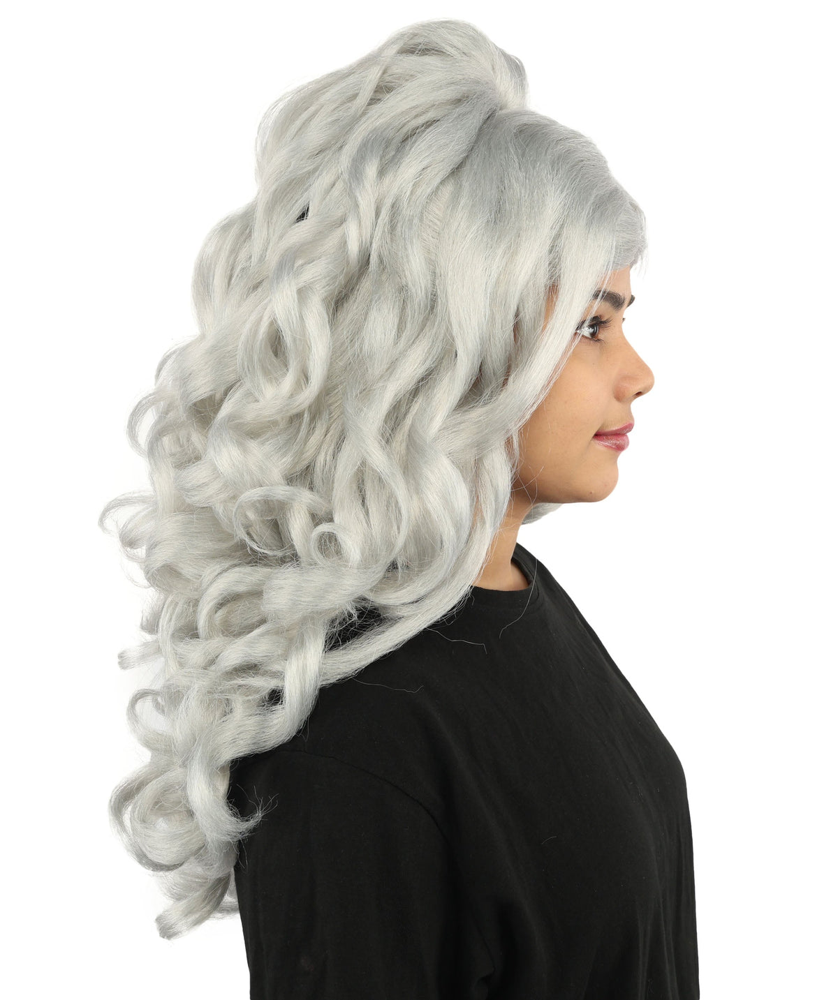 HPO Adult Long 20-Inch Curly Wig | Multiple Color Options | Ideal Cosplay, and Themed Parties | Soft, Natural-Looking, and Easy to Wear