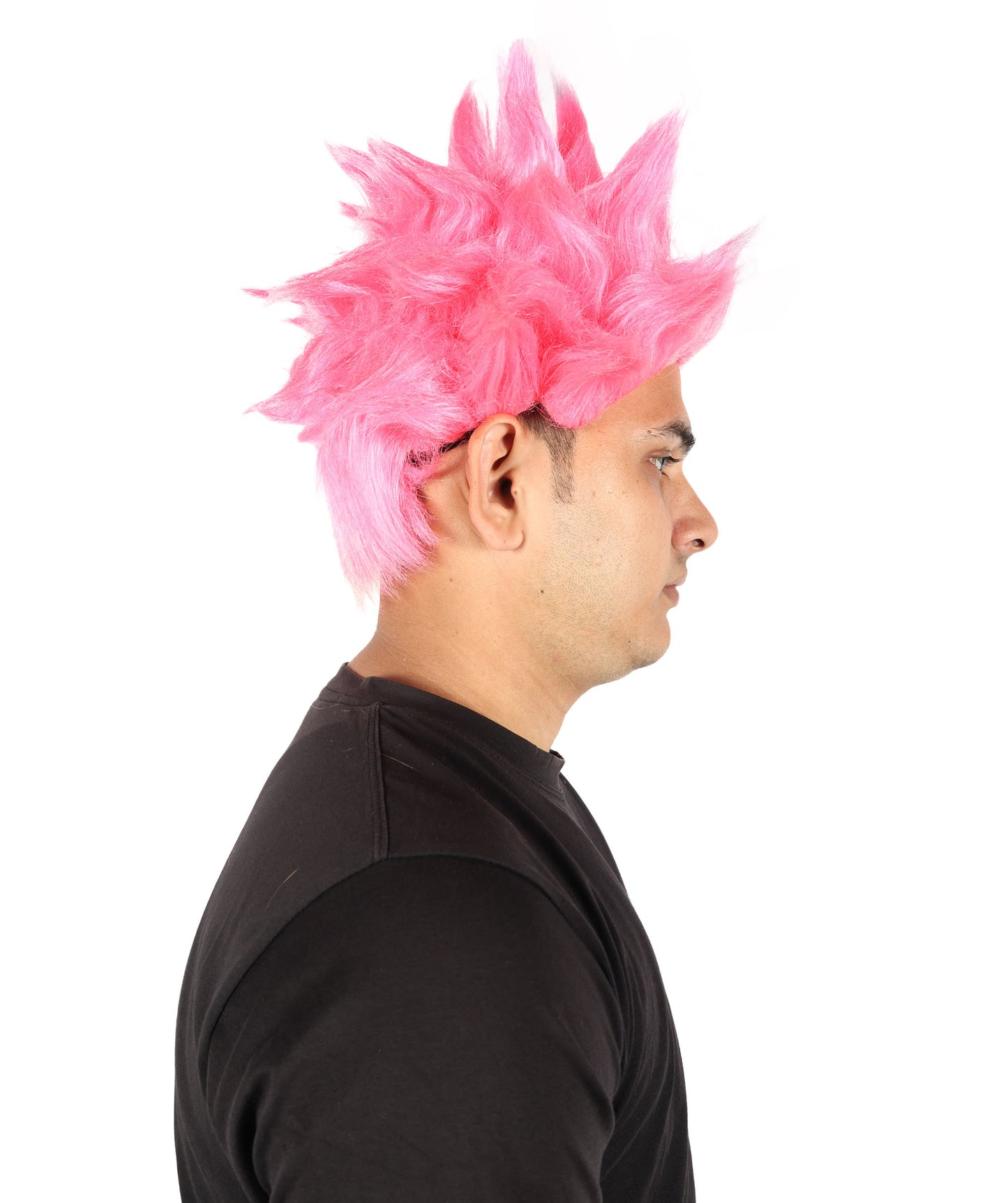 HPO Men’s Anime Young Ninja Nine Tail Yellow Blonde Spiky Wig