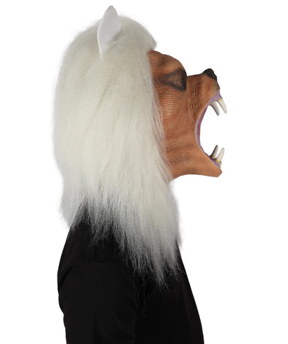 HPO Unisex Fur Animal Multiple Costume, Mask and Bundle – Complete Animal Fur Costume Set for Halloween or Themed Parties – Includes Detailed Fur Animal Outfit and Accessories–Comfortable