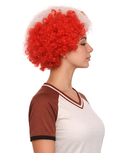 Canada Afro Wig | Super size Jumbo Maple Leaf Wig