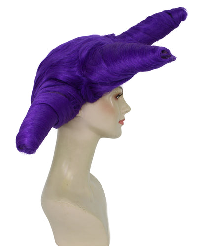 HPO Women's Dramatic Star Shaped Drag Wig I Multiple Color Options I Flame-retardant Synthetic Fiber