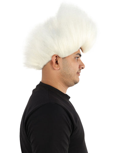 Hades God of Death |Multiple Color Fake Flame Spikes | Premium Halloween Wig