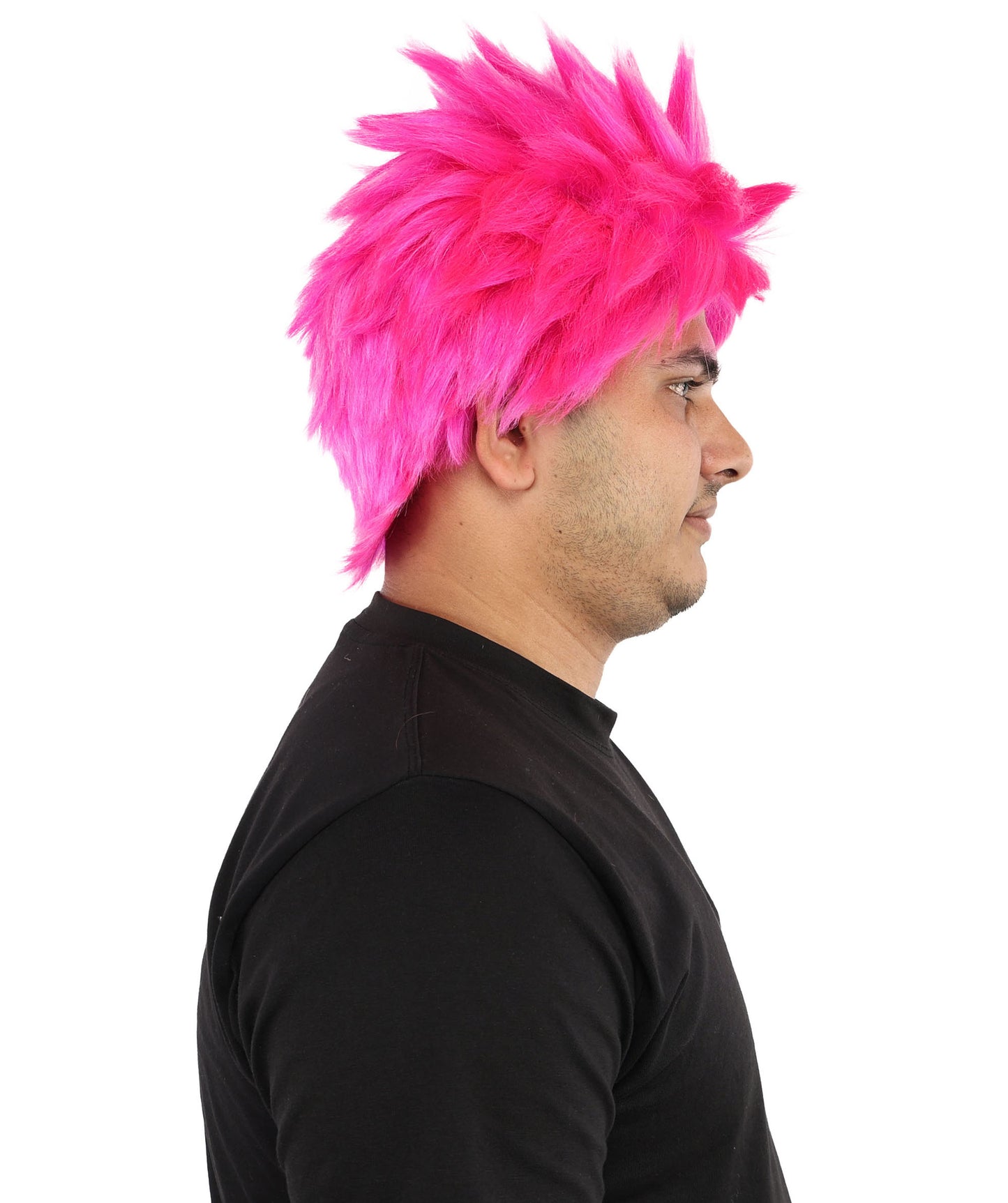 HPO Adult Men's Japanese Superhero Manga Spiky Wig |  Multi Color Options