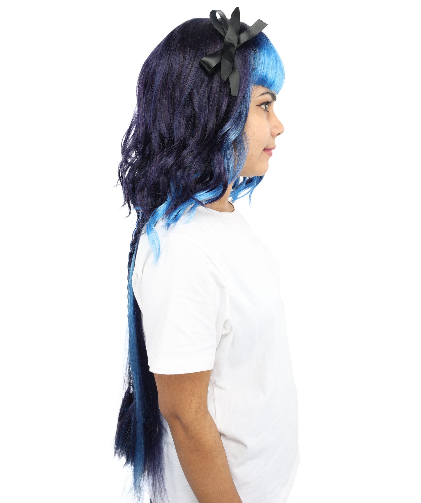 HPO Women’s Curly  Braided Jellyfish Head Wig – Ocean Inspired Fantasy Hair with Voluminous Tentacle Strands | Cosplay Outfit for Themed Parties & Creative Dress Up