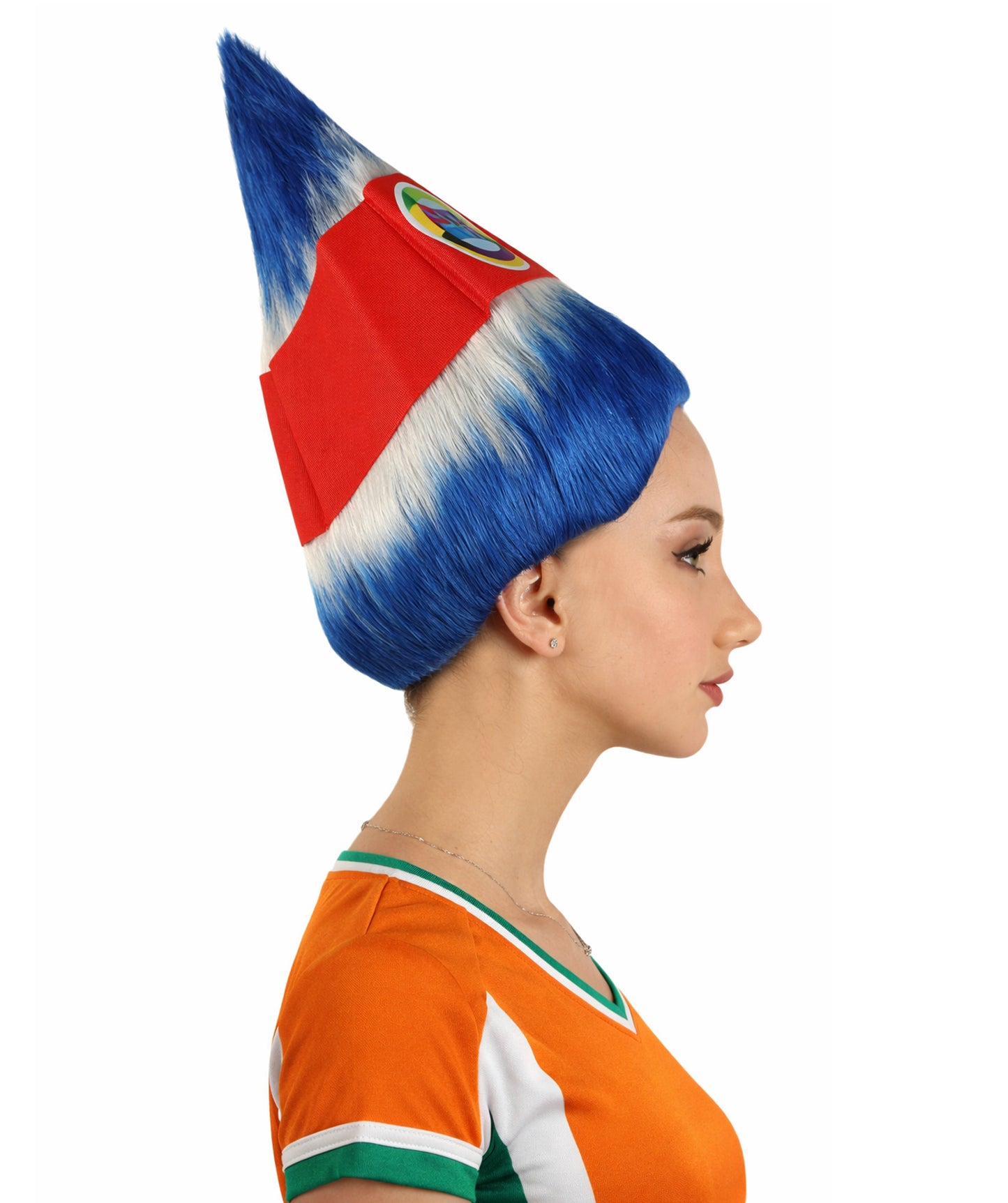 Women's  Flag Troll Wigs | Costa Rica | Premium Breathable Capless Cap