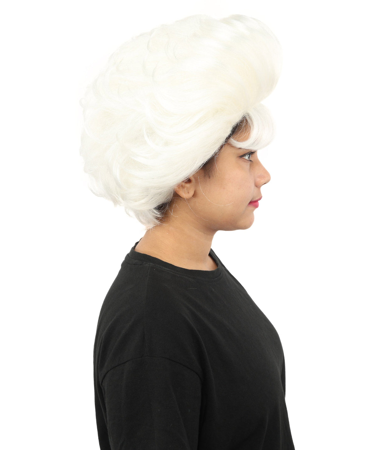 Women's Voluminous Retro Wig | Multiple Color Options, create of synthetic fiber, teased curly volume, breathable capless cap | Party, Halloween, theater, drag, performance, costume events